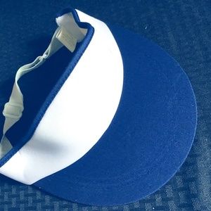 Navy terry cloth Adjustable Visor